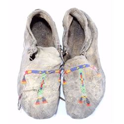 Crow Beaded Moccasins circa 1880