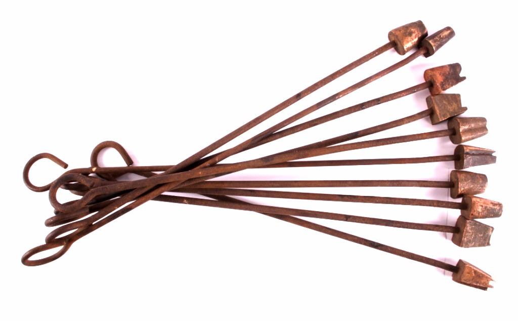 RARE Civil War Era Horse Hoof Branding Irons Set