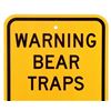 Image 2 : Montana Game Fish, & Parks Bear Trap Sign