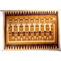 Navajo Yei Pictorial Fine Wool Rug