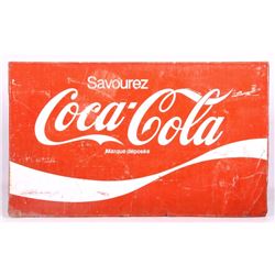French Coca-Cola Metal Sign