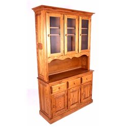 Solid Oak Kitchen Hutch China Cabinet