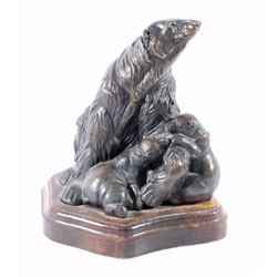 Ice Queen Polar Bear Bronze by Jill McKinney 10/25