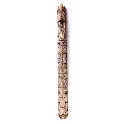 Northwest Coast Carved Wooden Totem Pole