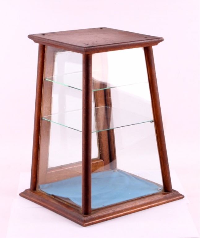 Antique Oak Mercantile Countertop Display Case