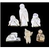 Image 10 : Japanese Ivory Netsuke Button Figures 19th C.
