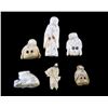 Image 2 : Japanese Ivory Netsuke Button Figures 19th C.