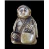 Image 6 : Japanese Ivory Netsuke Button Figures 19th C.