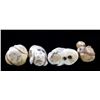 Image 9 : Japanese Ivory Netsuke Button Figures 19th C.