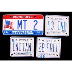 Montana License Plate Collection