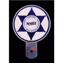 Montana Law Enforcement License Plate Topper