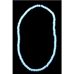 Hudson Bay Blue White Heart Trade Bead Necklace