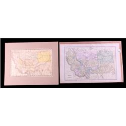 Late 1800's Maps Of Montana