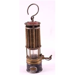 Antique Wolf Safety Mining Lamp from Butte Montana