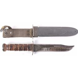 US Navy MK2 Knife and Scabbard