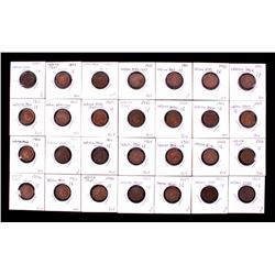 1887-1907 Indian Head Penny Collection