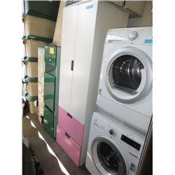 Storage cabinet with drawers in base - used