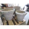 Image 1 : 2 Concrete patio planters