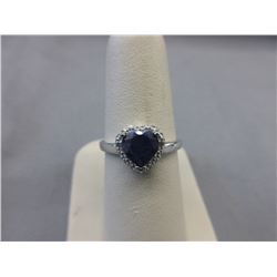 Blue Sapphire Solitaire Ring