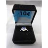 Image 2 : Blue Sapphire Solitaire Ring