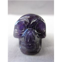 111.5 CT Carved Amethyst Skull