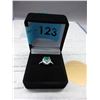 Image 2 : 1.71 CT Heart Cut Emerald Solitaire Ring