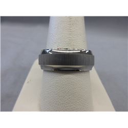 New - Man's Silver Titanium Wedding Band