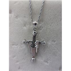 Sterling Silver Cross Pendant & Chain