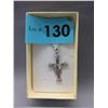 Image 2 : Sterling Silver Cross Pendant & Chain