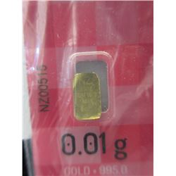 2 x .995 Fine Gold Turkish Mint Bars