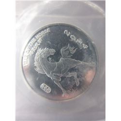 .999 Fine Silver  Year of the Horse Round - 1/2 oz