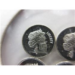 4 x .999 Fine Silver "Slave Queen" Art Rounds