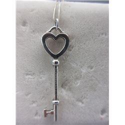 Tiffany & Co. -  Heart Key Necklace