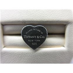 Tiffany & Co. - .925 Sterling Silver Heart Earring
