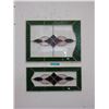 Image 1 : 2 Stained glass panels