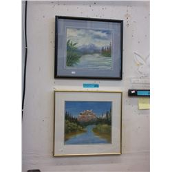 2 L. Donati original framed paintings