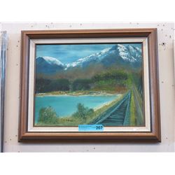 L. Donati original oil painting on canvas