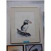 Image 1 : Marion Moir - Signed  Ltd. Edition print "Puffin"