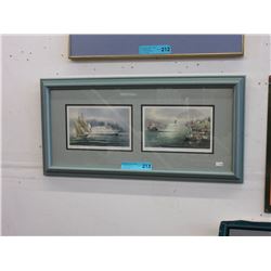 Framed Harry Hine prints of BC Ferries