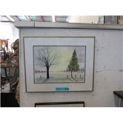 J. Shiekl original watercolor