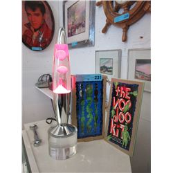 Voodoo Doll & Lava Lamp