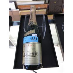 Collectible bottle of 1988 Codorniu Champagne