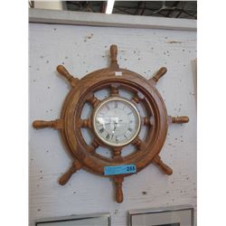 "Ship Wheel" clock