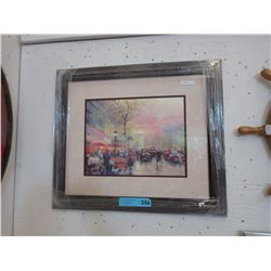Thomas Kinkade framed print "City of Lights"