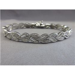 Ladies New Diamond-set Pavê Bead Bracelet