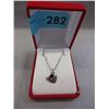 Image 2 : Diamond-set Heart Shape Necklace set