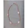 Image 1 : 296.5 CTW Rose Quartz Gemstone Necklace
