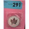 Image 2 : 2016 CDA Maple Leaf Coin with Mark V Tank Privy