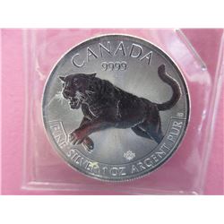 2016 CDA .9999 Silver "Cougar" Motif Coin
