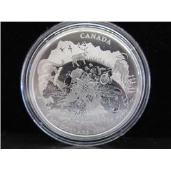 2015 Canada Silver $200 "Rugged Mountain" Coin